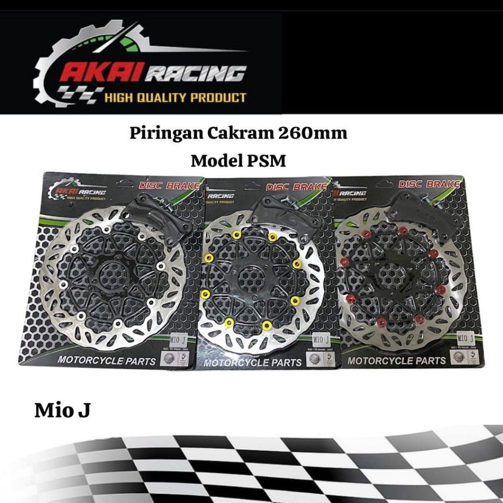 Piringan Cakram Mio J Model Psm Piringan Depan Variasi 260mm Disc Cakram Mio J Akai Racing