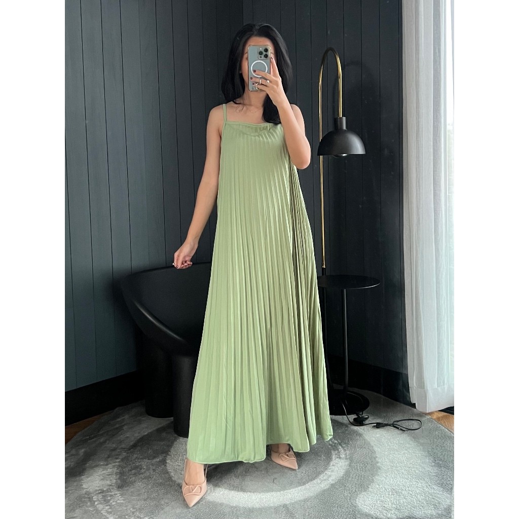 Dress Plisket Mayung / Dress Plisket Maxi / Dress Plisket Muslim