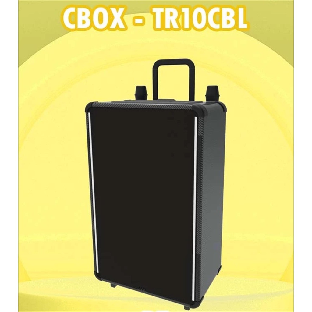 SPEAKER TROLLEY SHARP 10 INCH  CBOX-TR10CBL