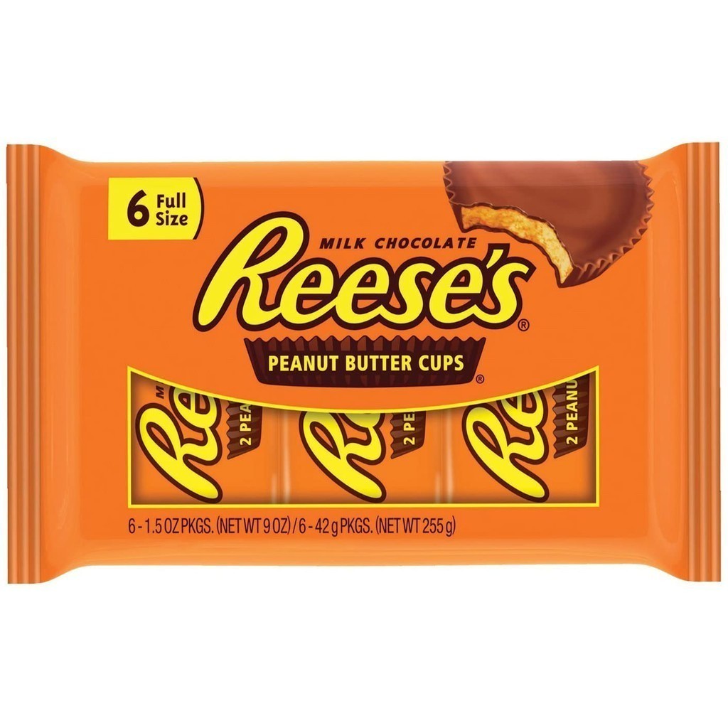 

Cokelat REESE'S Peanut Butter Cups isi 6 pack 255gram asal USA