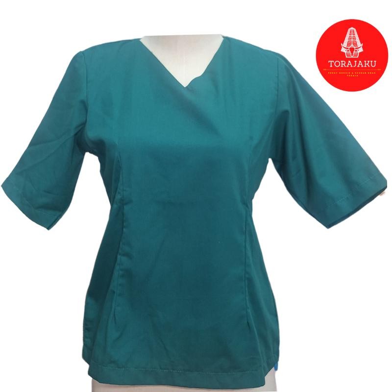TORAJAKU Baju Pokko HIJAU Toraja Perempuan - Baju Hijau Expo Toraja BAJU TORAJA HIJAU Wanita Cantik