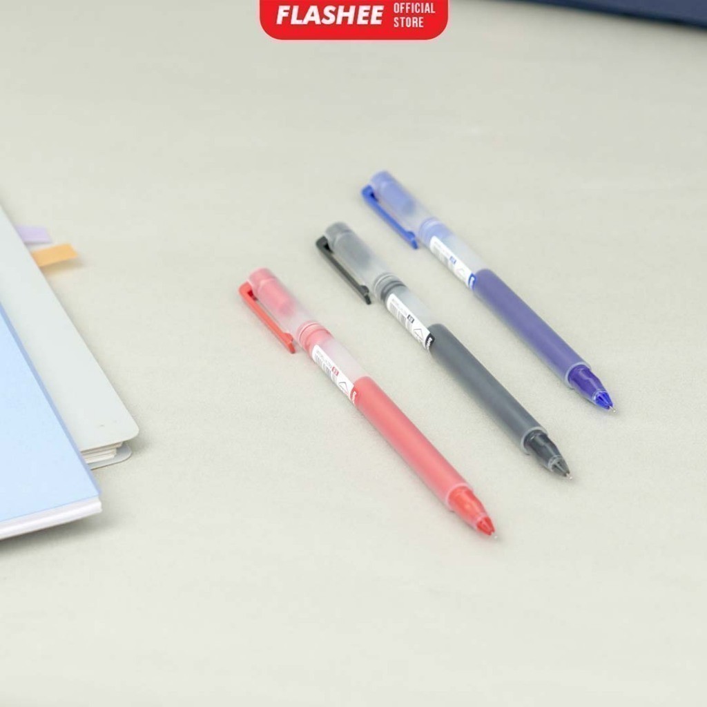 

Gel Pulpen Standard 0.5mm Warna Hitam Merah Biru Anti Bocor Ternyaman Termurah
