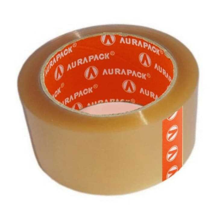 

Aurapack Lakban Bening Coklat 48mm 90 Yard 50 Mikron 2 Inch