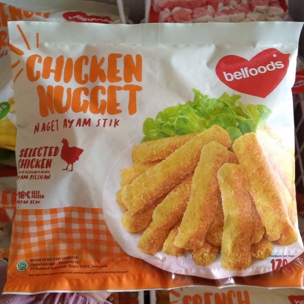 

Belfoods Favourite Chicken Nugget Stick 170gr