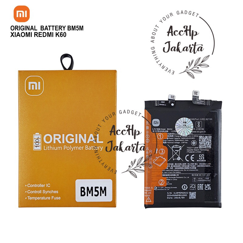 Baterai Batre Xiaomi MI 11 PRO BM 55 BM55 Battery Batrai Batrei Original 100% Distributor