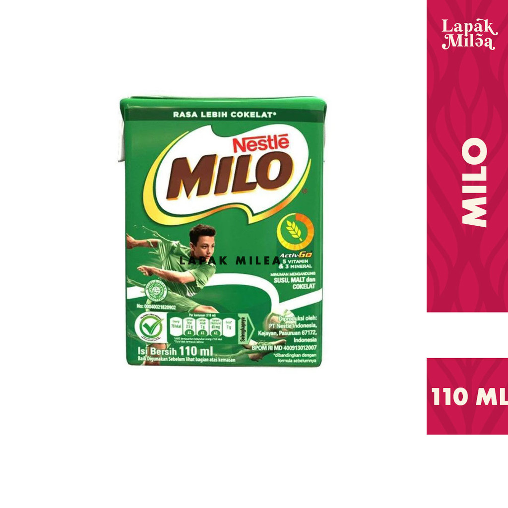 

Susu Milo Coklat UHT mini 110ml