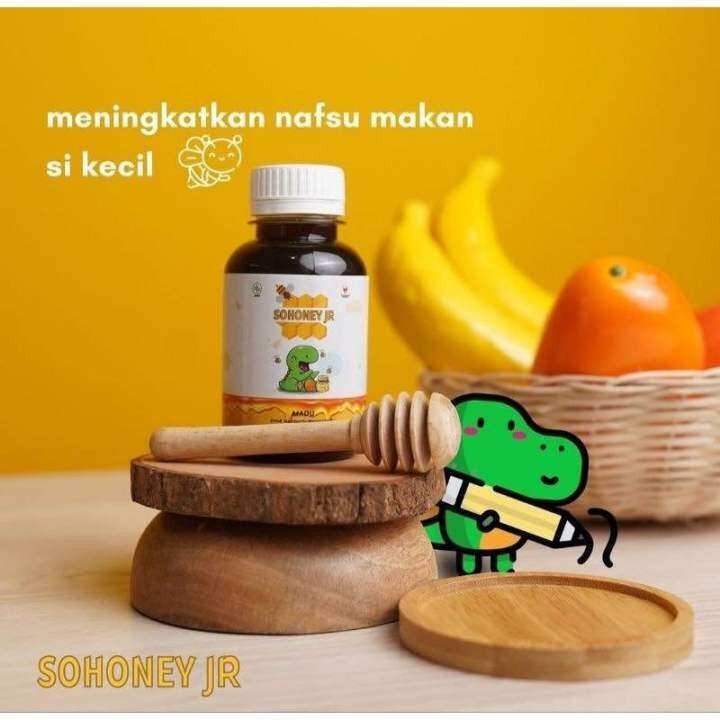 

Sohoney Jr - Multivitamin Penambah Nafsu Makan Anak paket 1 Box - Madu
