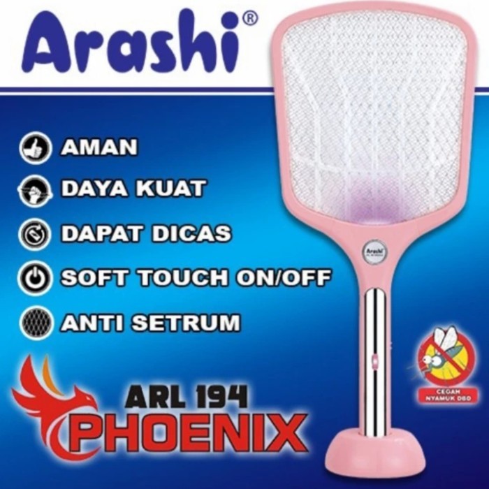 Arashi Raket Nyamuk 194 Phoenix / Penangkap Nyamuk