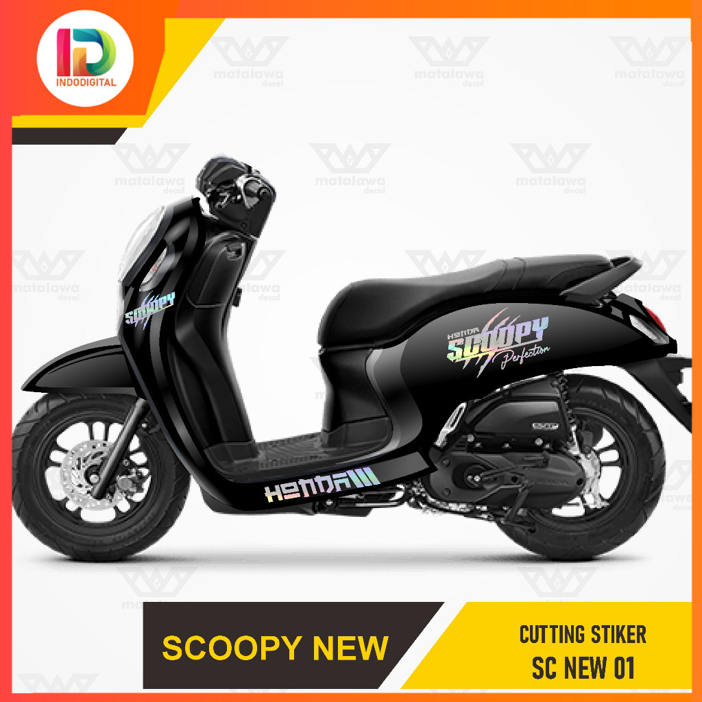 Sticker All Bodi Scoopy Stiker Cutting Timbul Full Set 2017 2018 2019 2020 2021 2022 2023