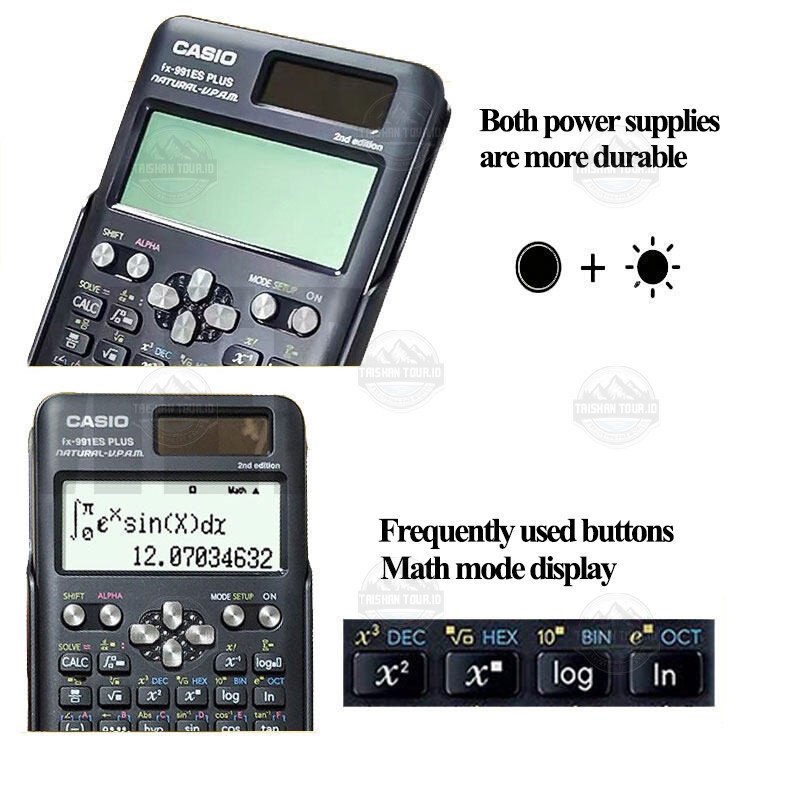 

Casio Resmi Kalkulator Calculator Scientific Casio Fx-991EX Fx-991ES-Plus 2nd edition RB9
