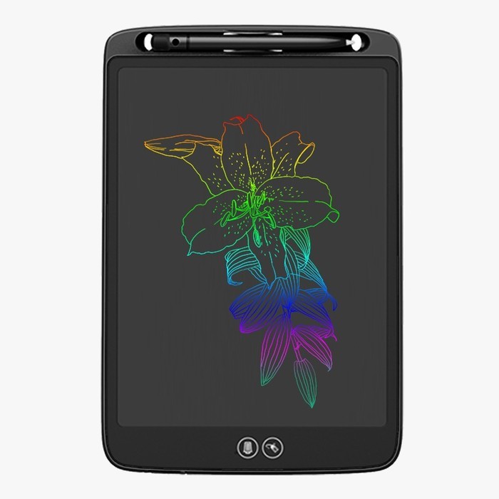 

Papan Tulis Anak-Dewasa LCD Writing Tablet 12"dgn Partial Delete Warna - HITAM RAINBOW
