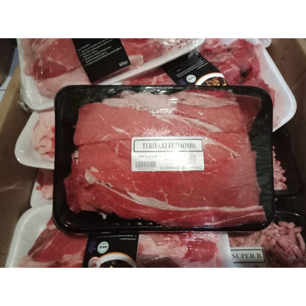 

Daging Teriyaki Ekonomis (Beef Slice) 500gram