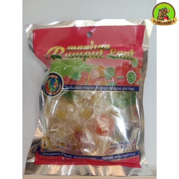 

Manisan Rumput Laut Alumunium foil Oleh Oleh Khas Lombok Enak