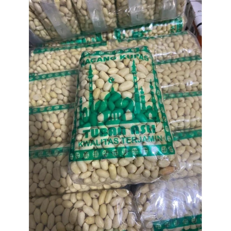 

Kacang Kupas Tuban Asli 450 Gram - Kacang Enak dan Renyah dengan Kemasan Ekonomis