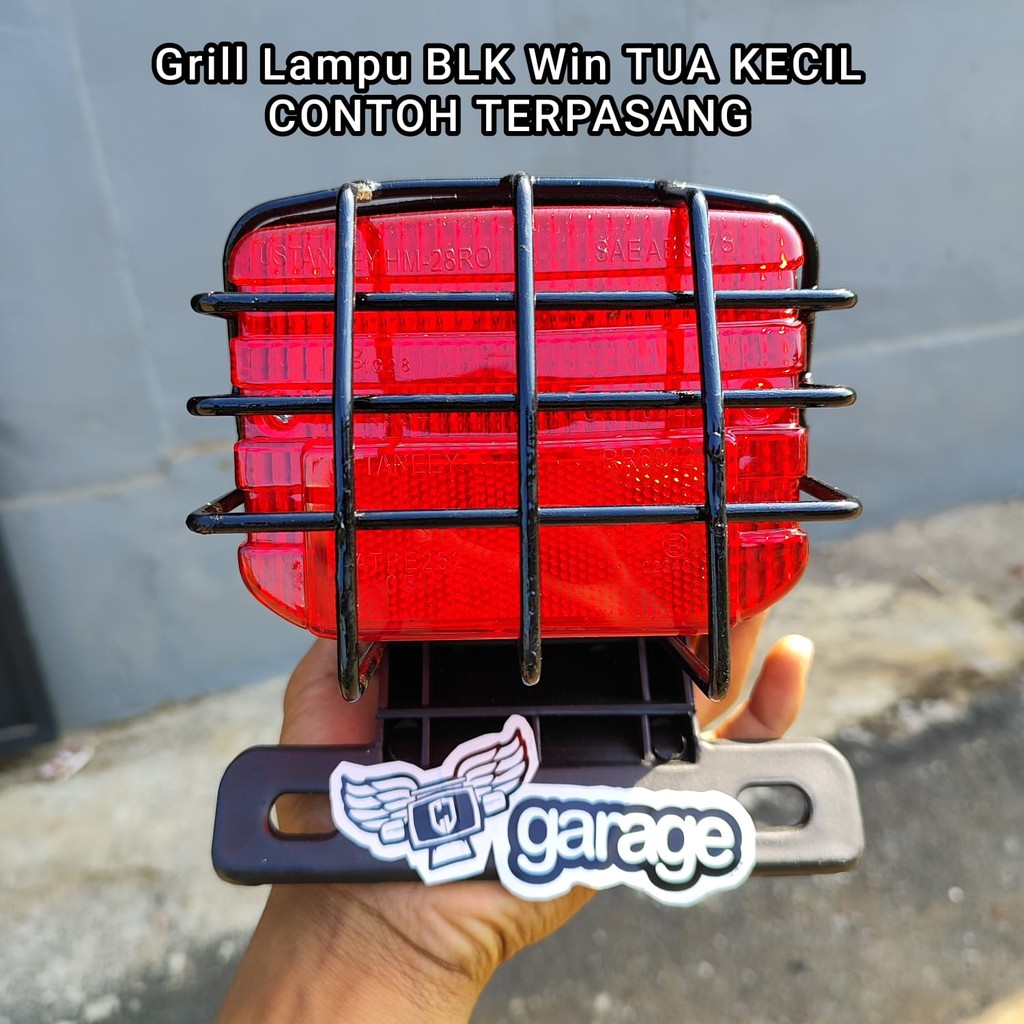 Grill lampu belakang win tua geril stoplamp WIN Muda Pelindung Lampu belakang Honda Win Tahun Muda T