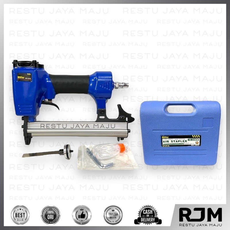 

PROMO ONGKIR MOLLAR Mesin Staples Tembak MLR-1022JA Air Stapler Hecter Blow Staple Gun alat