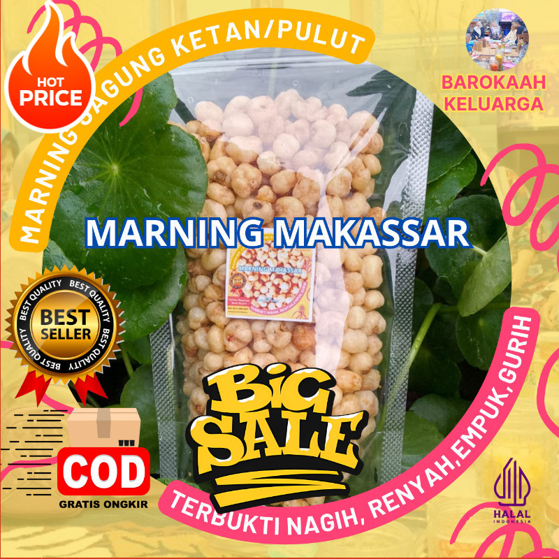 

Makaroni Marning Jagung Sultan/Camilan Marning Jagung ketan /snack Marning Jagung Terbukti Empuk Renyah Gurih Jagung Ketan Pulut 100 Gr Gurih Bawang Murah Meriah