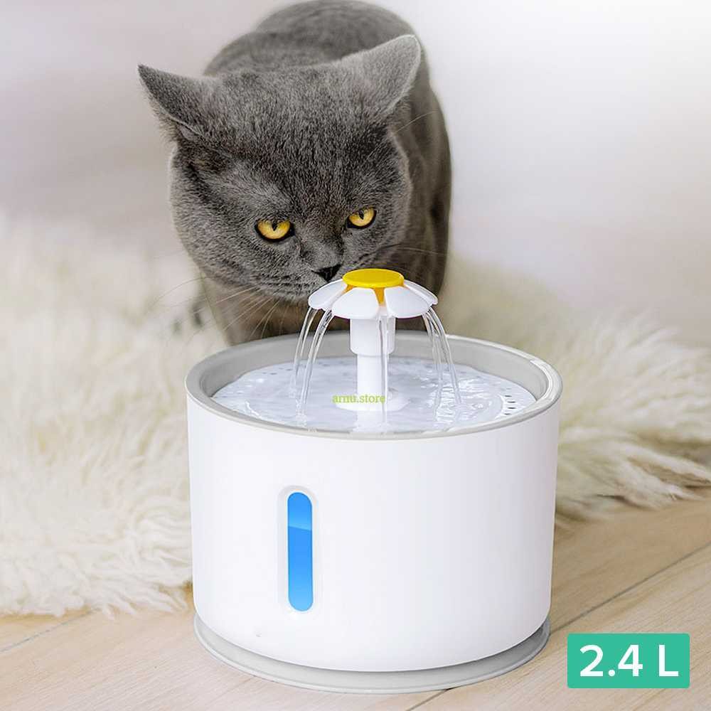 C.OD Hits TaffHOME BaoRun Water Dispenser Fountain Tempat Minum Anjing 2.4L - DR008 Aman