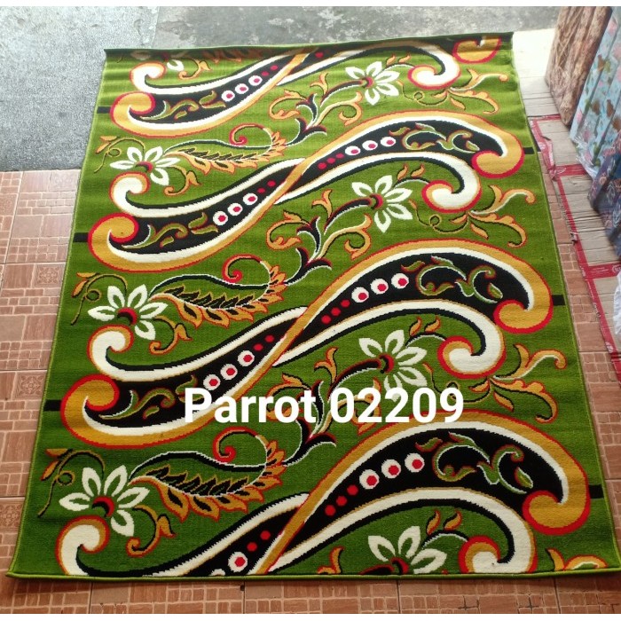 KARPET MODERNO 160X210 MOTIF MINIMALIS, BUNGA. - 02044