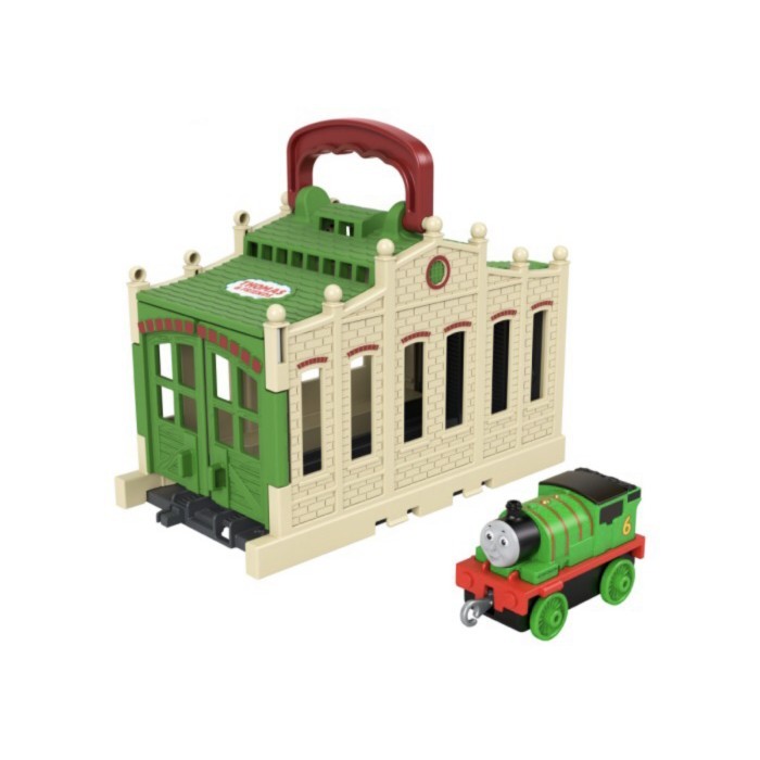 EF90 Thomas and Friends Push Along - Connect and Go Percy Shed