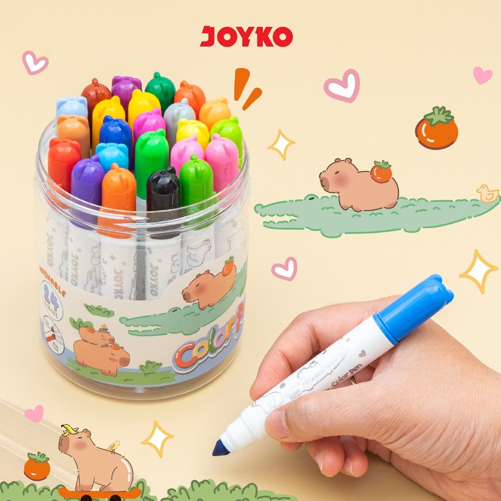 

Color Pen CLP-63 Pulpen Pena Warna Joyko