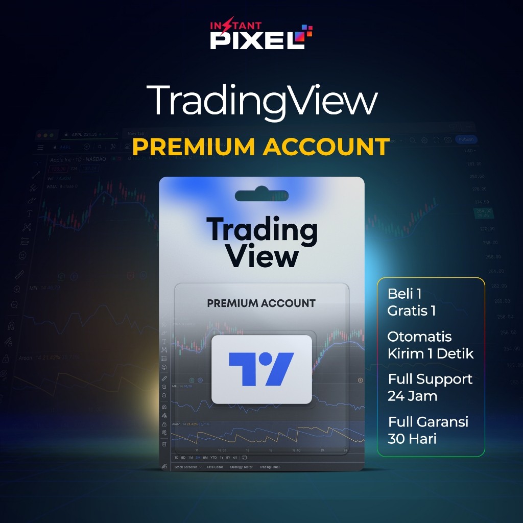 [] TradingView Premium Pro 1 Bulan Indicator Essential