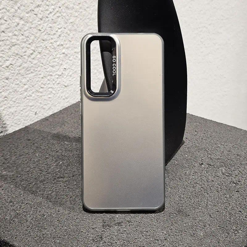 For OnePlus Nord 2 OnePlus Nord 2 5G 1+ Phone Case Frosted Anti-Slippery Metal Film Simplicity Case 