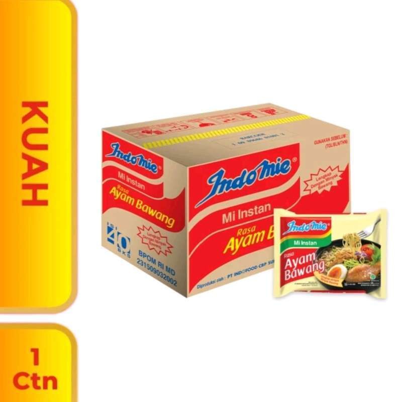

Indomie Kuah Ayam Bawang 1 Karton (40 pcs)