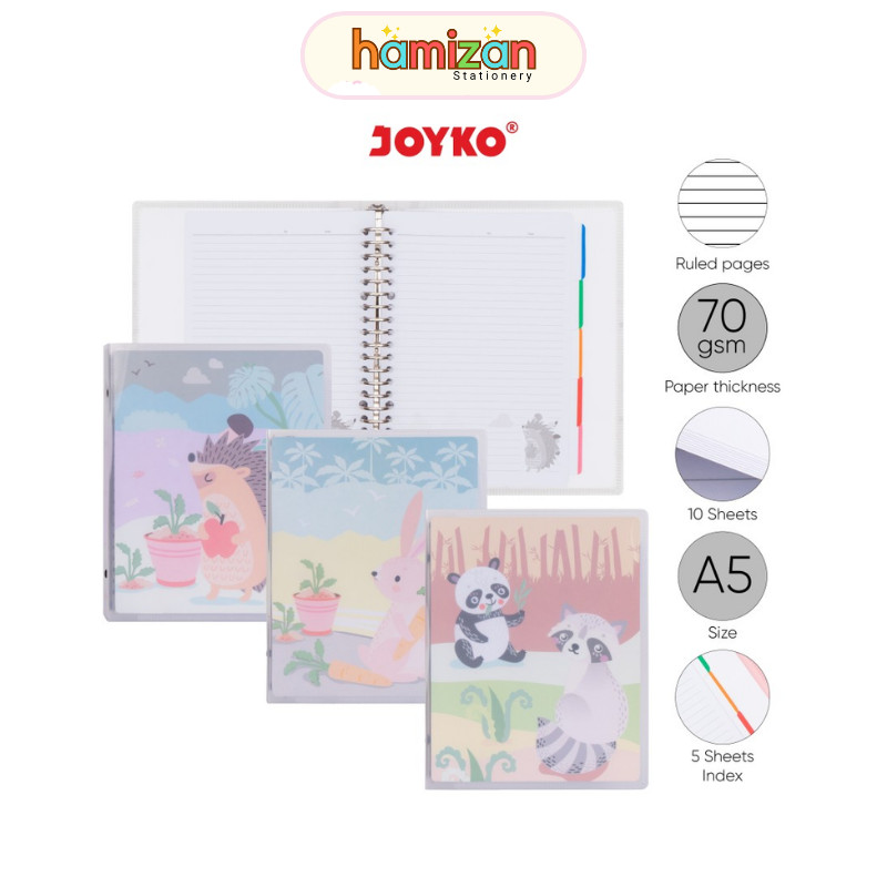 

Map Binder Note A5 3 Motif A5-TSAC-524 Gambar Lucu Joyko / Binder Note Joyko TSAC Murah Berkualitas