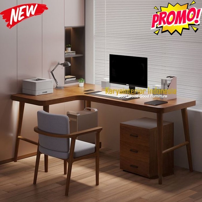 Set Meja Kerja Kantor  Meja Kerja Komputer Set  Meja