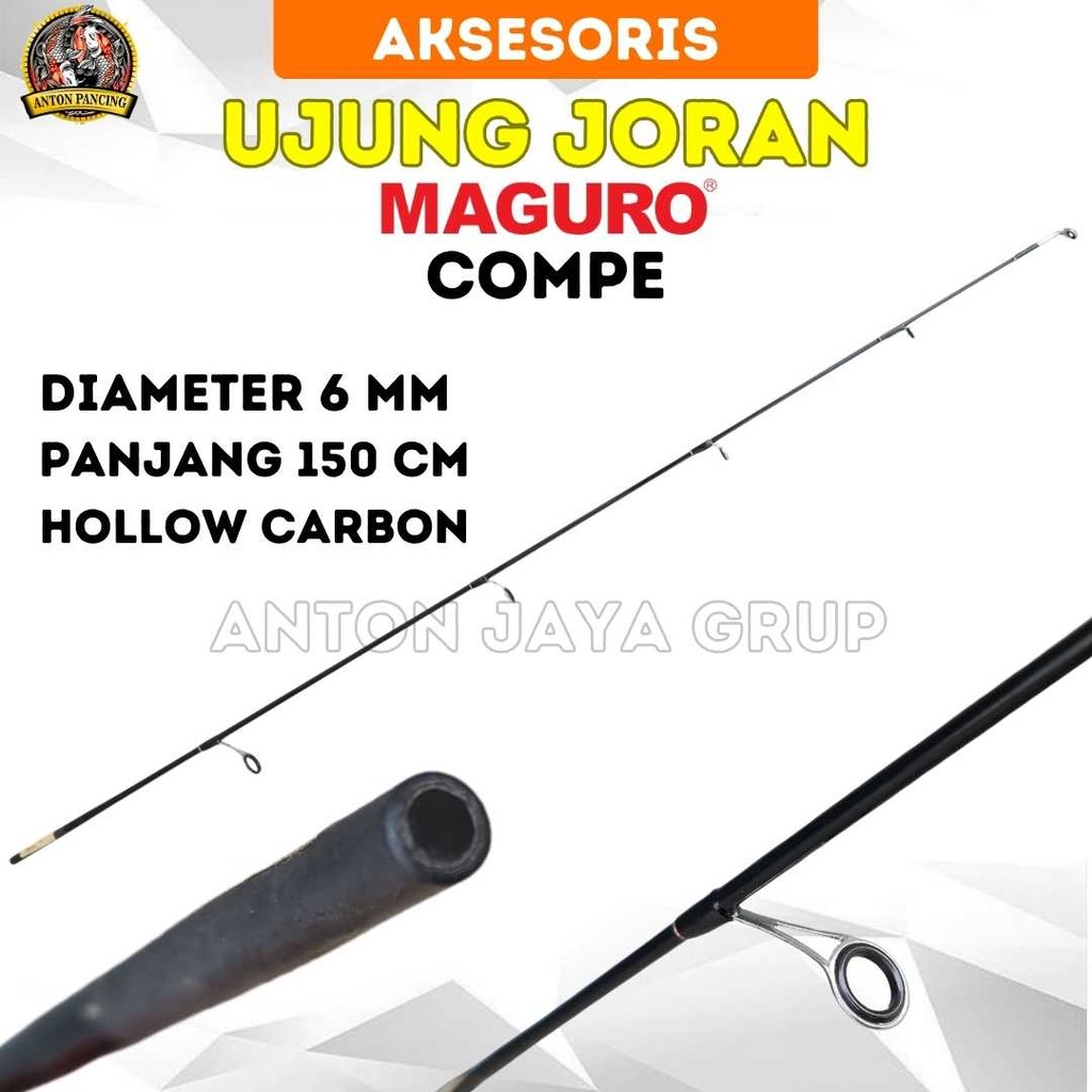 Ujung Joran Maguro Extreme Compe Panjang 150 Bahan Hollow Carbon