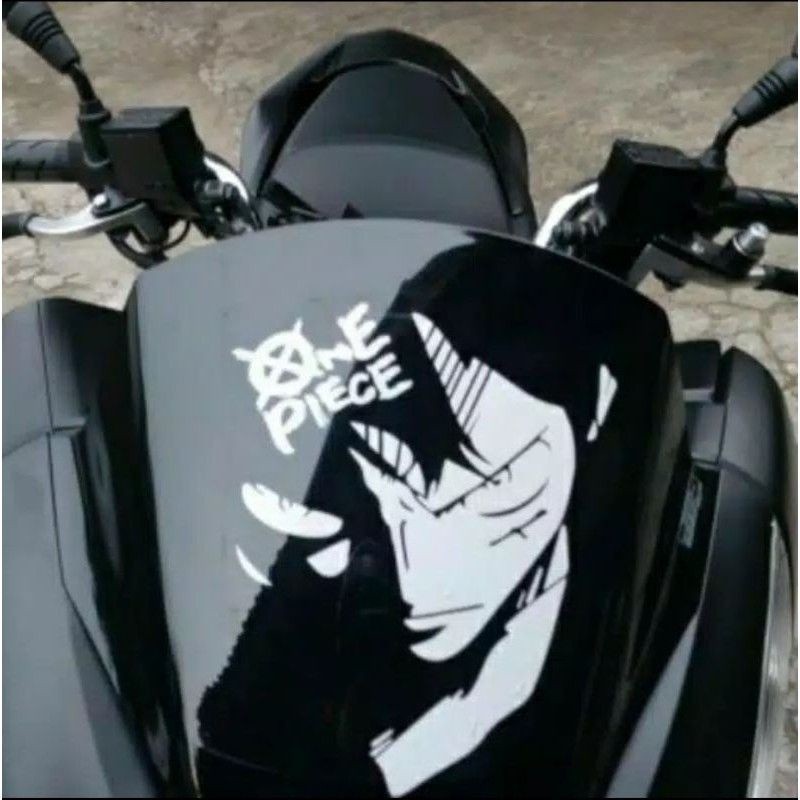 ELVANOS stiker visor pcx 150 gambar luffy/stiker motor pcx 150/stiker motor pcx 160/ aksesoris stike