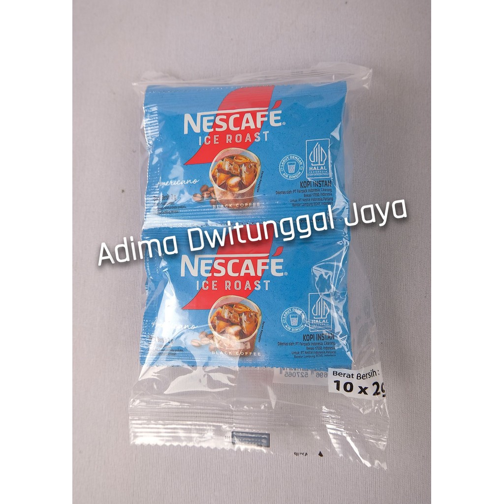 

Nescafe Ice Roast Polybag / Kopi Instan Americano Bag 10sx2gr