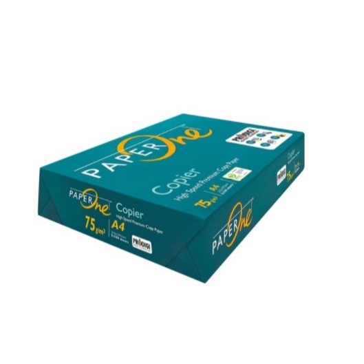 

[Grab/Gojek] Termurah !! Kertas Print Fotocopy HVS A4 75 gr PaperOne / Rim