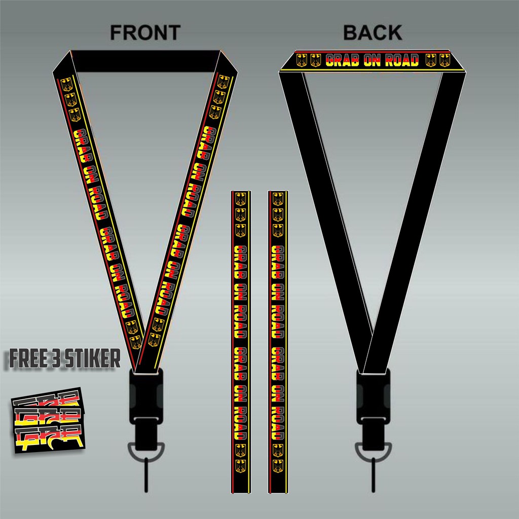 

tali ID card lanyard GBR grab on road geng motor ormas komunitas 3
