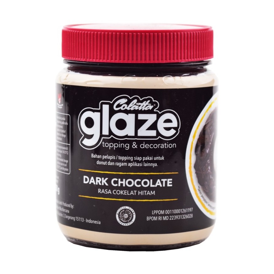 

New Item COLATTA GLAZE DARK CHOCOLATE 250G