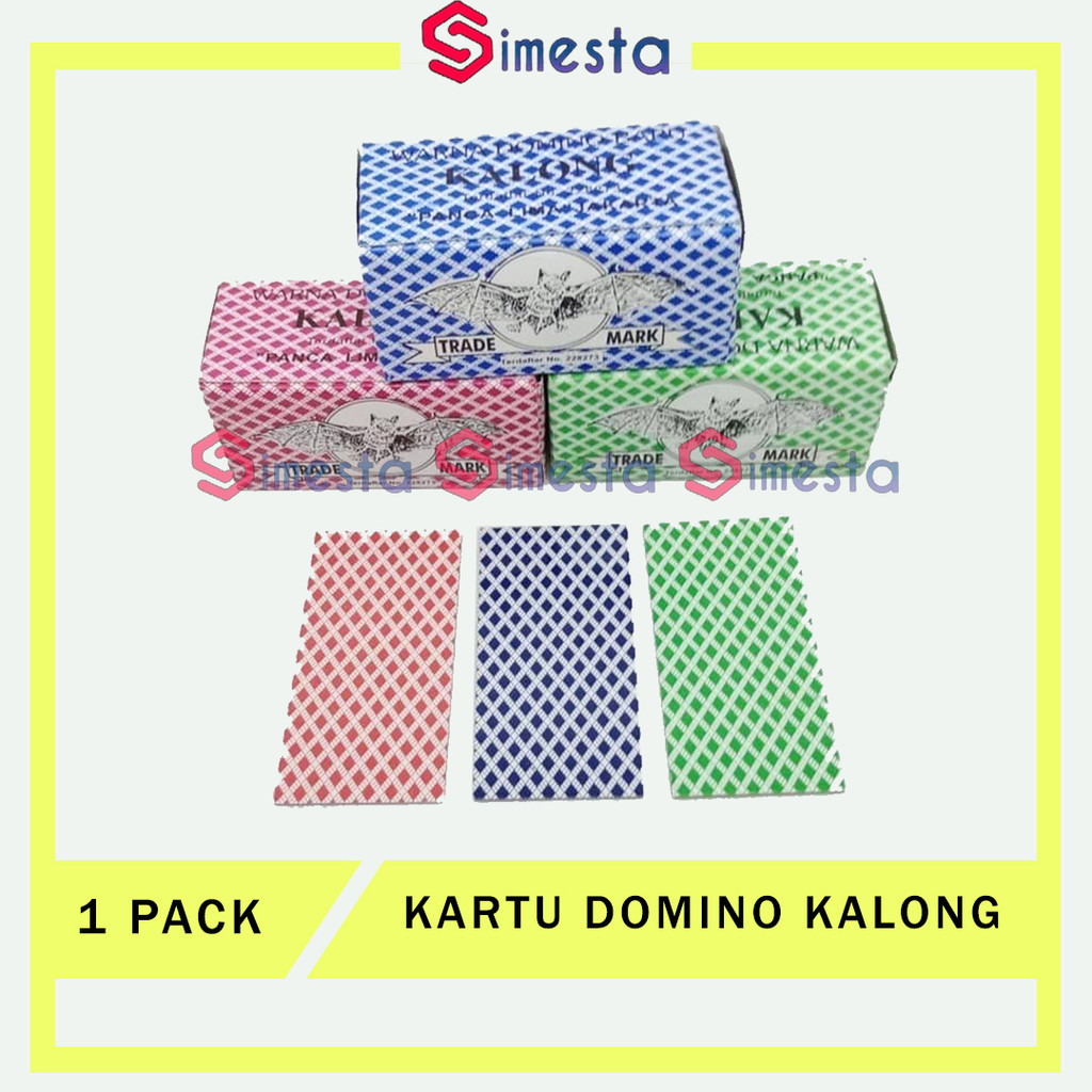 Kartu Domino Kalong Kartu Gaple cap Kalong isi 10 pack