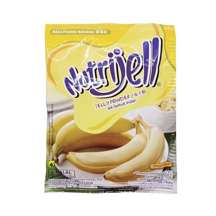 

New Item NUTRIJELL JELLY POWDER BANANA SCT 30G