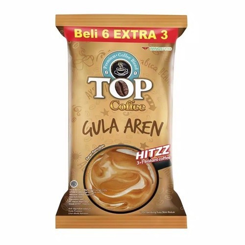 

New Item TOP COFFEE GULA AREN 198G ISI 9S
