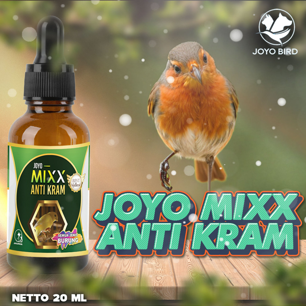 OBAT KAKI KRAM BURUNG | VITAMIN BURUNG KAKI KAKU | MIXX ANTI KRAM 20 ML