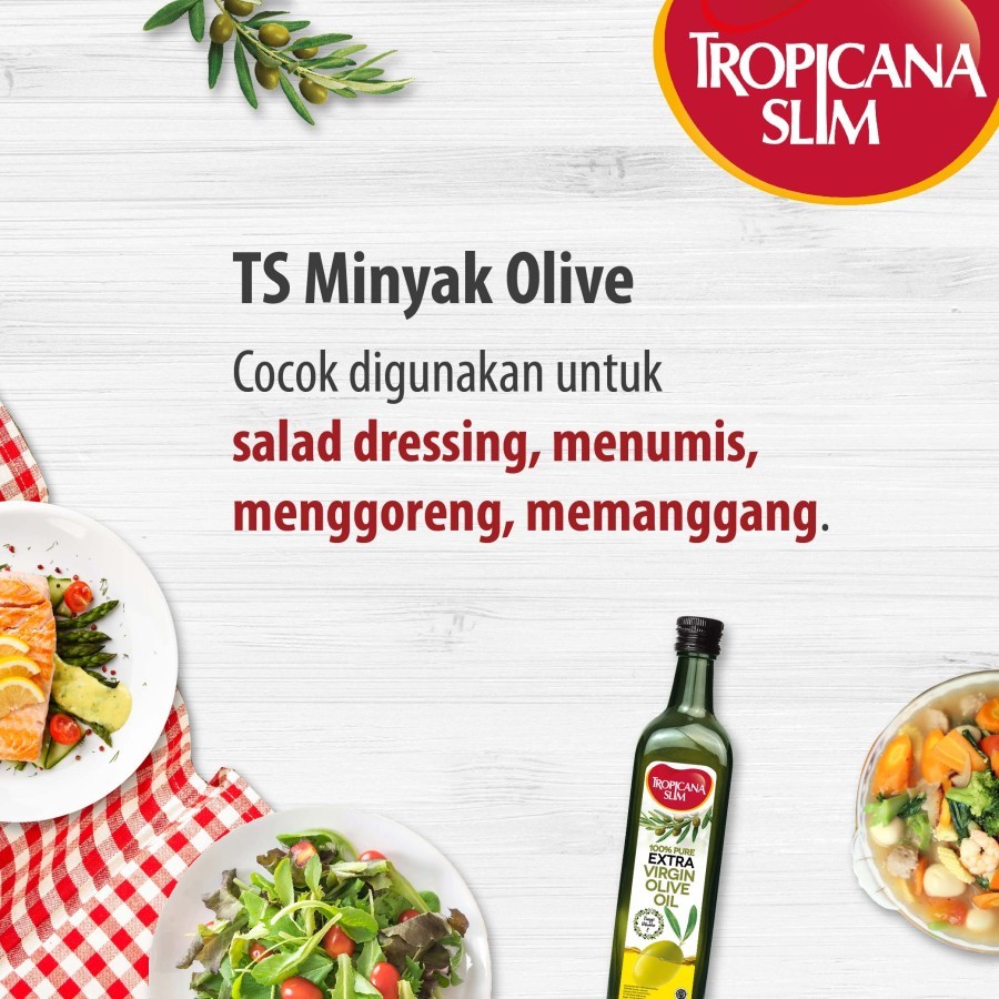

[oddsolshop] pekanbaru/Tropicana Slim Extra Virgin Olive Oil 500ml / Minyak Zaitun Murni