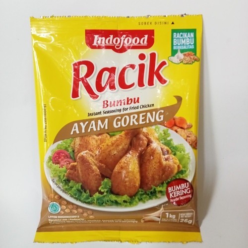 

NEW ITEM INDOFOOD BUMBU RACIK AYAM GORENG 26G BAHAN MASAK
