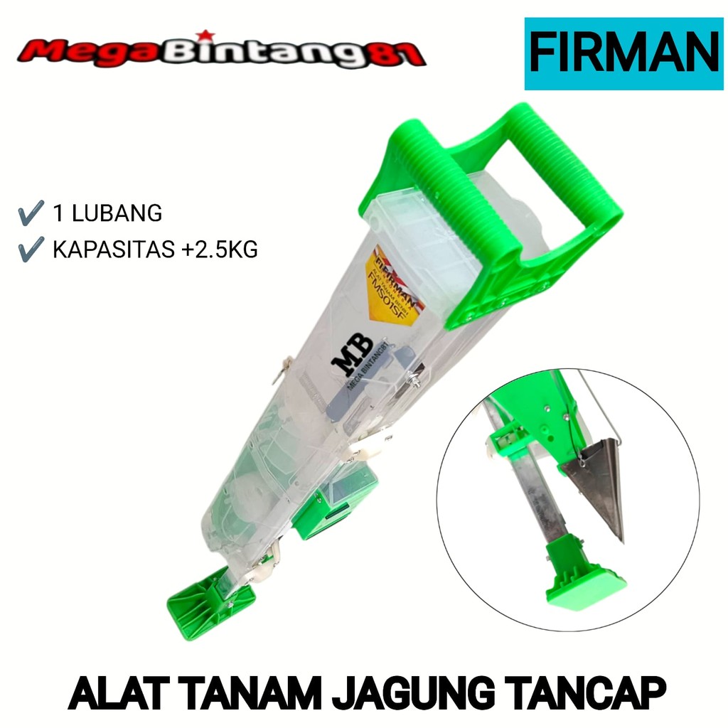 Alat tanam benih alat tanam jagung tancap manual FIRMAN FMS01D mini tiller alat penyiang gulma