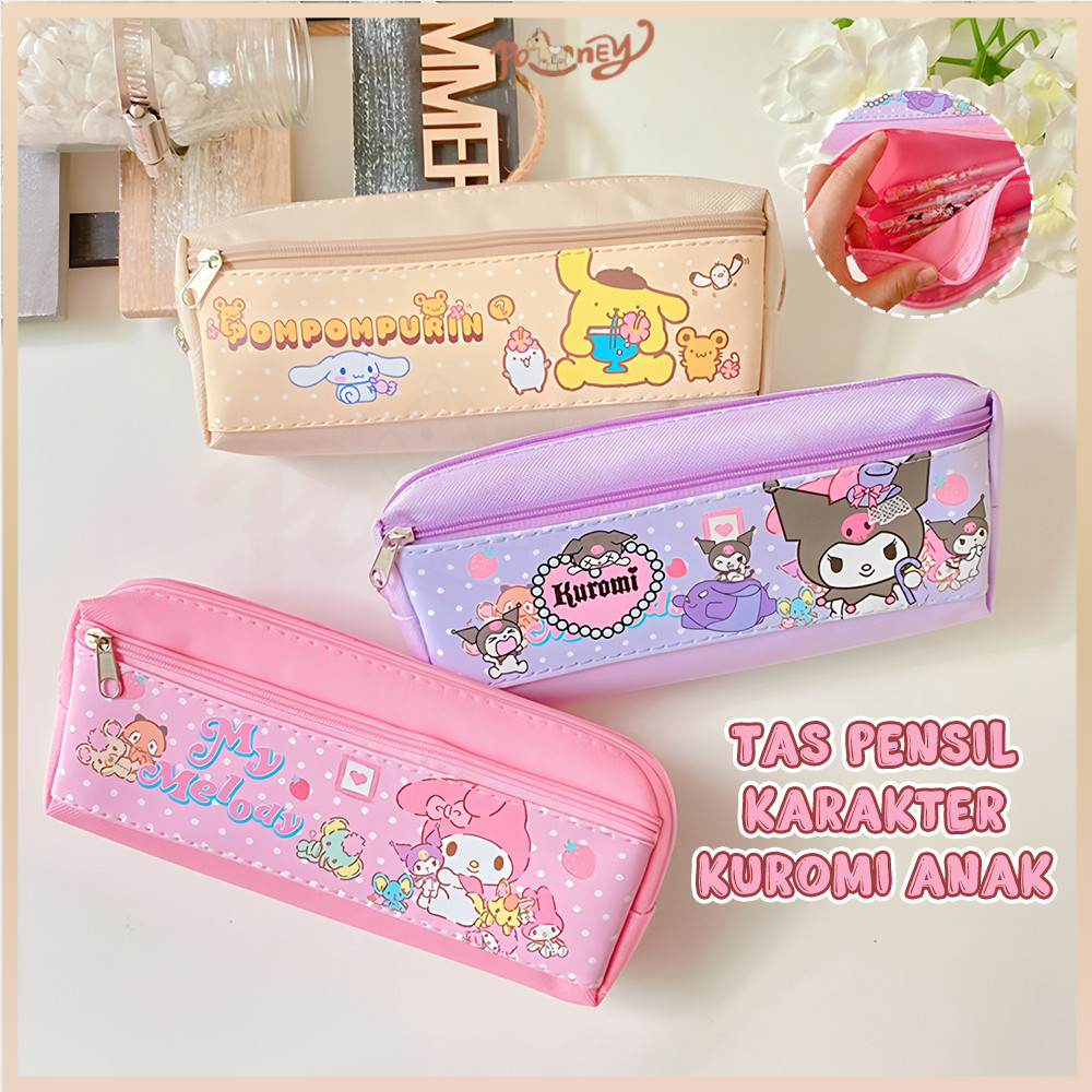

Poney Tempat Pensil Karakter Kartun Bahan Canvas Tas Sekolah