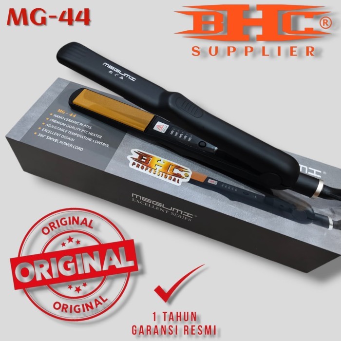 MEGUMI Catokan Rambut Original Pelurus Rambut Hair Straightener Nano Titanium Nano Keramik Rebonding