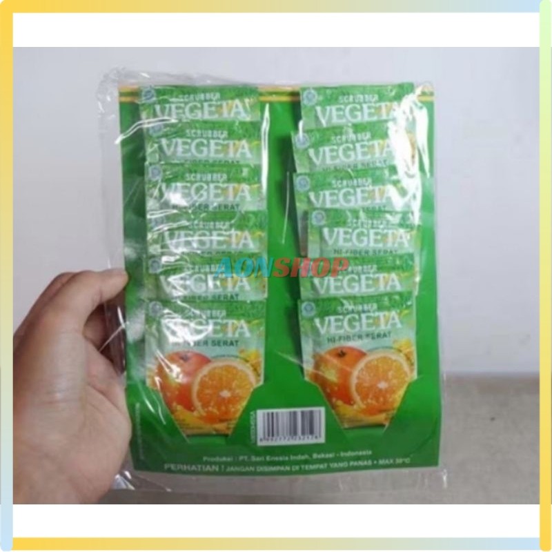 

[AS] Vegeta Scrubber Hi Fiber Isi 12 Sachet Rasa Jeruk
