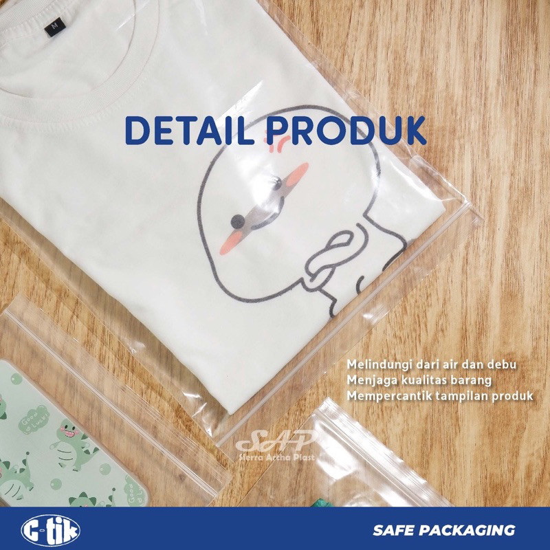 BPOM HARGA LEMBARAN/PCS BISA ECER | PLASTIK KLIP TANPA PLONG | PLASTIK PACKING BAJU SEPATU BENING | 
