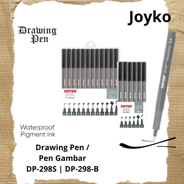 

Joyko Drawing Pen / Pena Gambar Set DP-298S 298SA12