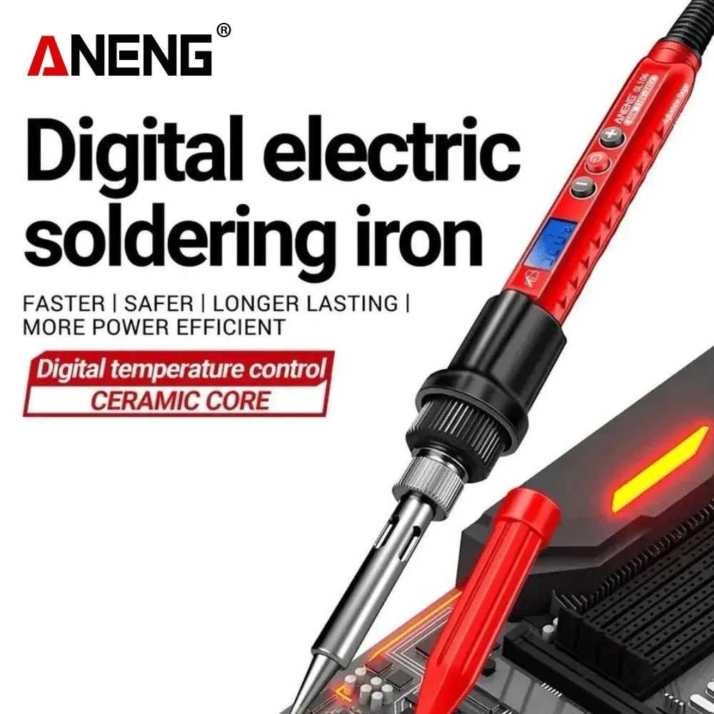 

ANENG Solder Listrik Adjustable Temperature LCD Display 60W - SL106