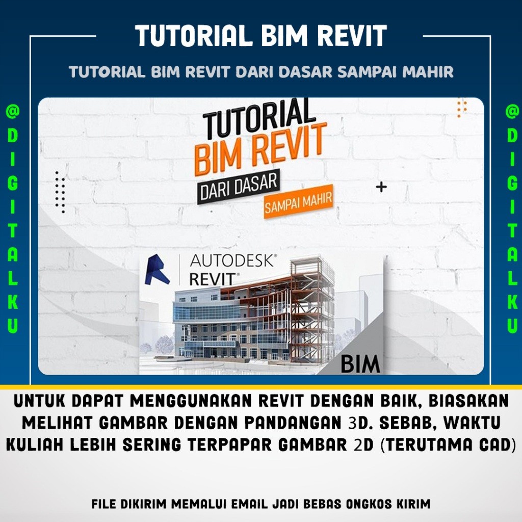 Tutorial BIM Revit Dari Dasar Sampai Mahir